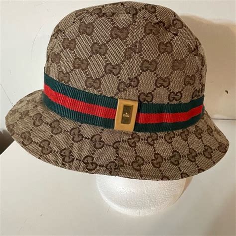 gucci bucket hat for cheap|vintage Gucci bucket hat.